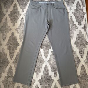FootJoy FJ Mens Athletic Fit Performance Stretch Golf Pants Grey 34x30